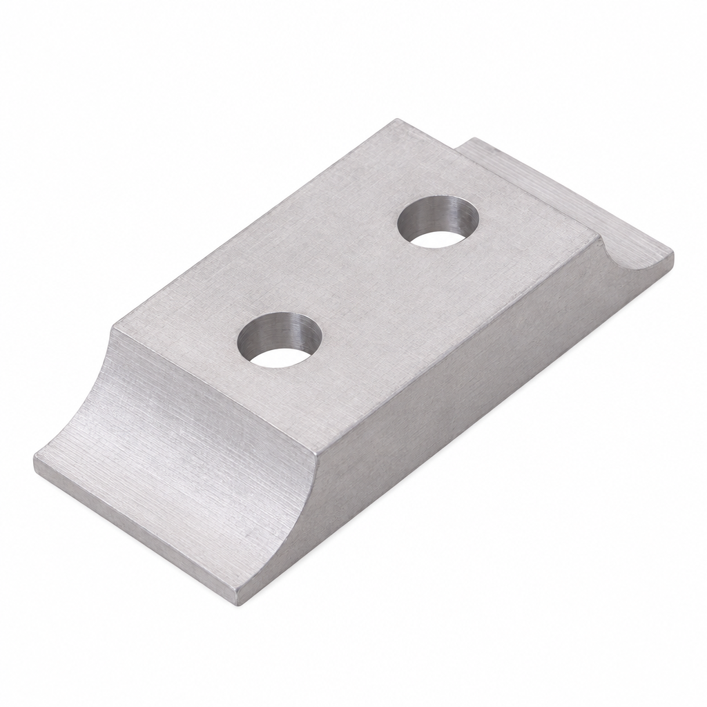 Mootori kinnitusplaat, 2-kruviga, 92 x 28 mm, alumiinium